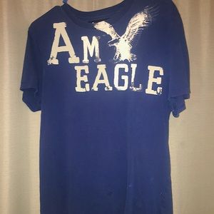 Blue American Eagle Shirt Medium